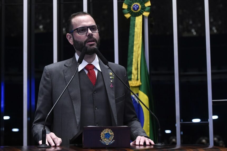 Senador Jorge Seif (PL-SC) — Foto: Jefferson Rudy/Agência Senado