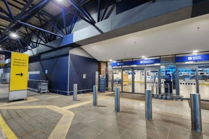 Área de embarque e check in do Aeroporto Internacional Salgado Filho, em Porto Alegre — Foto: Divulgação/Fraport