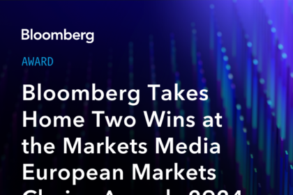 Bloomberg conquista duas premiações no Markets Media European Markets Choice Awards 2024