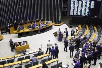 Sessão de votação da Câmara — Foto: Mário Agra/Câmara dos Deputados