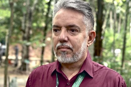 Henrique Pereira, do Inpa: plano é que a rede atue com bioeconomia e gere negócios baseados em recursos da floresta — Foto: Debora Vale/Inpa