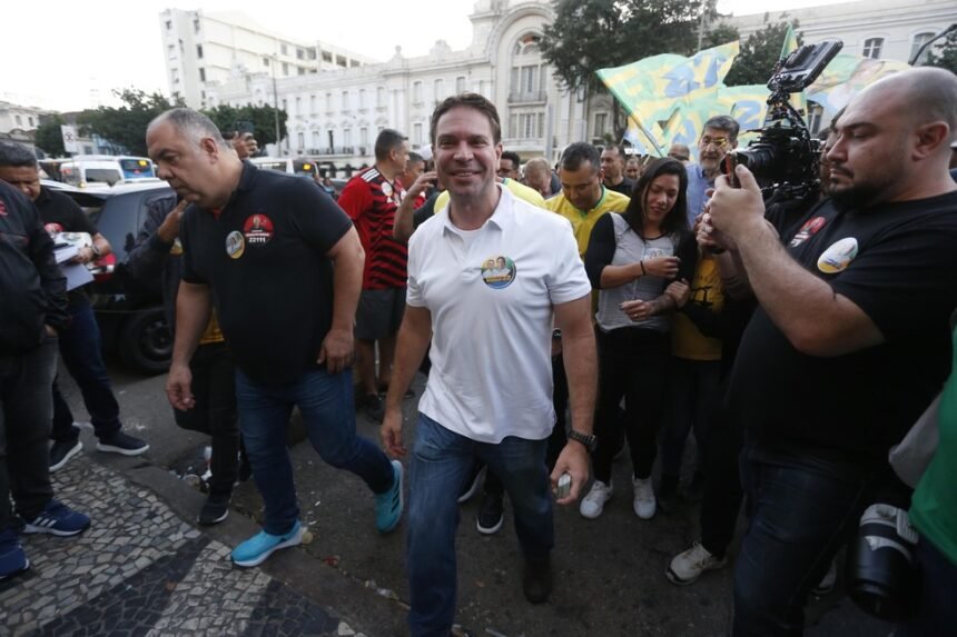 Alexandre Ramagem, candidato do PL à Prefeitura do Rio — Foto: Fabiano Rocha/Fabiano Rocha