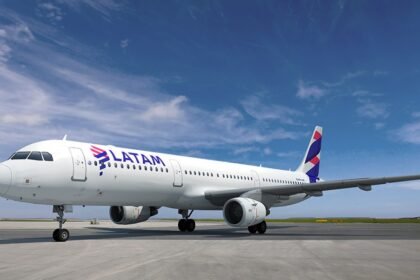 Aeronave da Latam — Foto: Divulgação/Latam