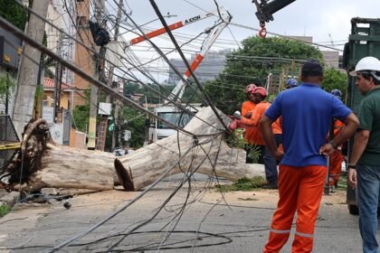 900 mil clientes seguem sem energia em São Paulo; Enel desloca equipes de outras cidades para reconstruir redes | Brasil