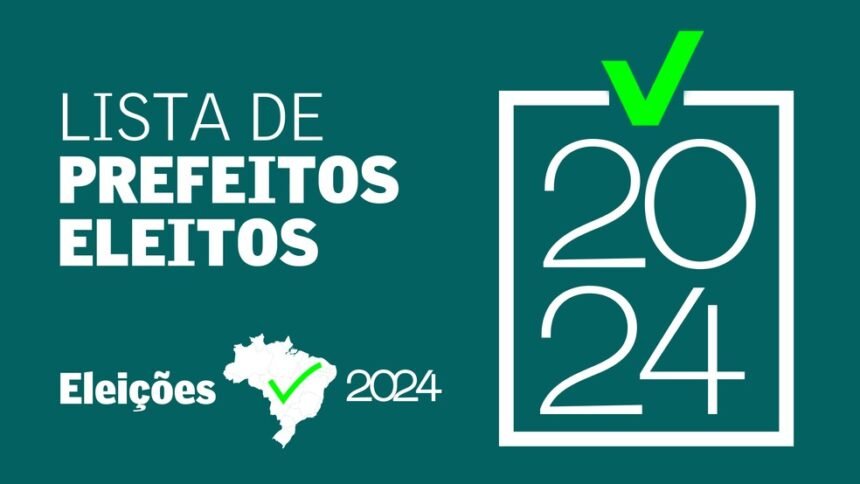 Veja aqui a lista de prefeitos eleitos — Foto: Arte/Valor