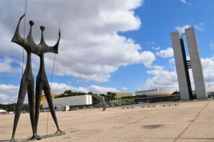 Praça dos Três Poderes, em Brasília, com vista para o Congresso Nacional — Foto: Tony Winston/Agência Brasília/Divulgação