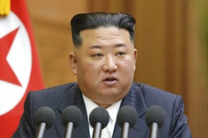 O líder norte-coreano Kim Jong-un  — Foto: Korean Central News Agency/AP