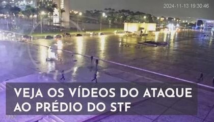 Veja vídeos do ataque ao prédio do STF