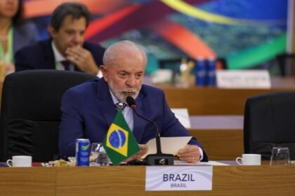 O presidente do Brasil, Luiz Inácio Lula da Silva durante segundo dia da Cúpula do G20  — Foto: Tomaz Silva/Agência Brasil