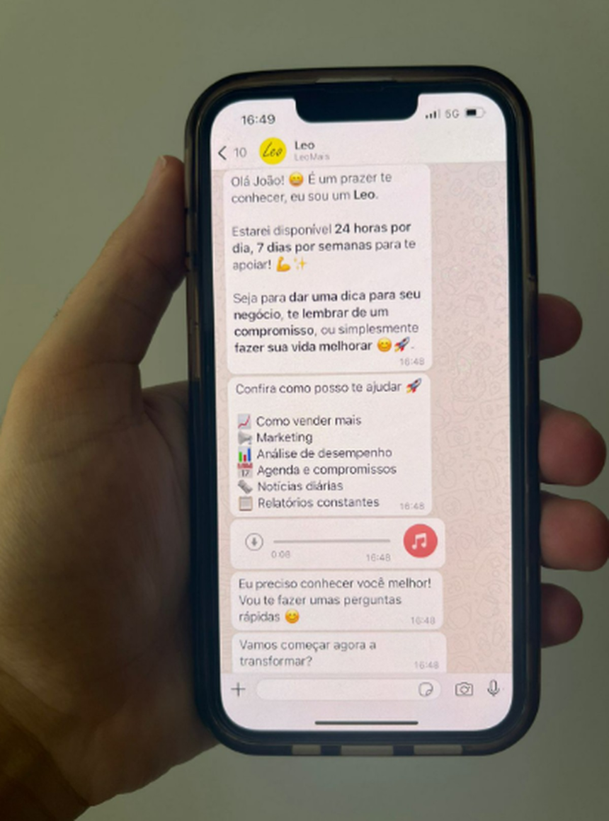 Consultoria LEO utiliza inteligência artificial para ajudar pequenas empresas pelo WhatsApp | PressWorks