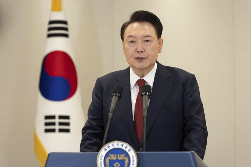 Yoon Suk Yeol — Foto: South Korea Presidential Office via AP