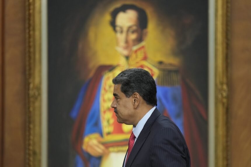 Nicolas Maduro — Foto: AP Photo/Matias Delacroix